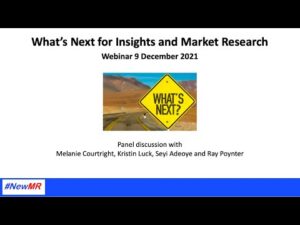 Where Next for Insights and Research?