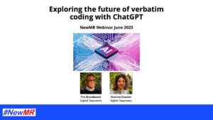 Exploring the future of verbatim coding with ChatGPT
