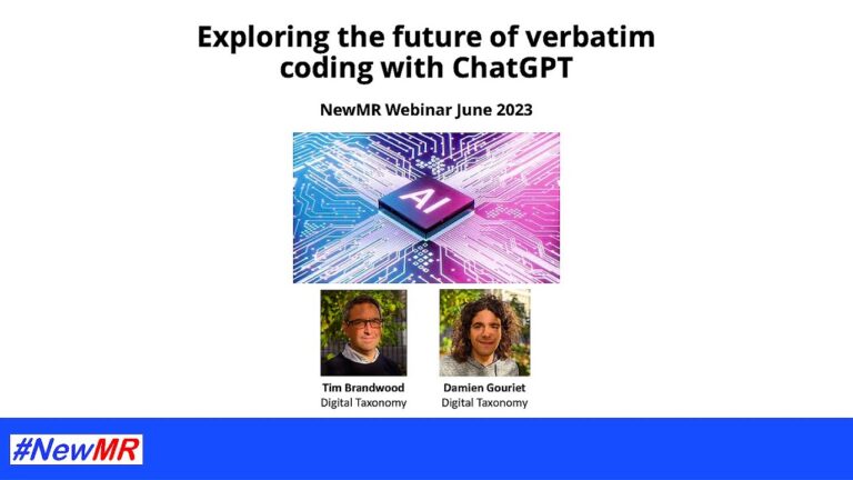 Exploring the future of verbatim coding with ChatGPT