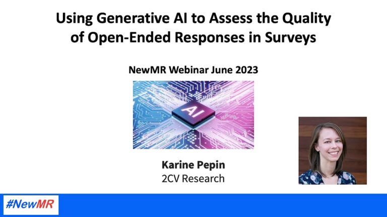 Using Generative AI to Assess the Quality of Open-Ended Responses in Surveys