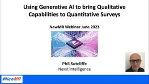 Using Generative AI to bring Qualitative Capabilities to Quantitative Surveys