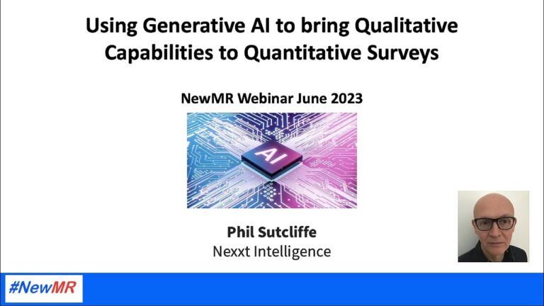 Using Generative AI to bring Qualitative Capabilities to Quantitative Surveys