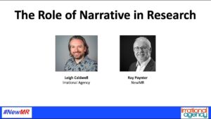 The Role of Narrative in Research with Irrational Agency and NewMR