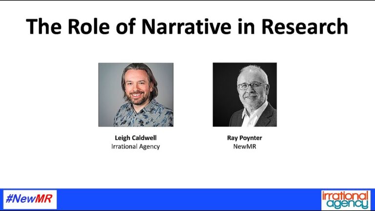 The Role of Narrative in Research with Irrational Agency and NewMR