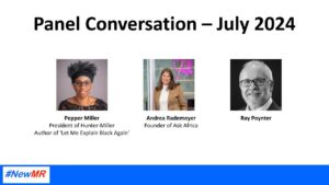 Panel Conversation – NewMR AI Update – July 2024