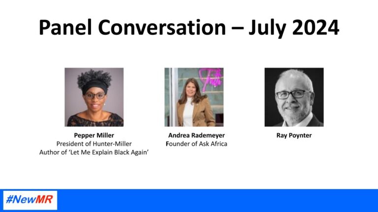 Panel Conversation – NewMR AI Update – July 2024