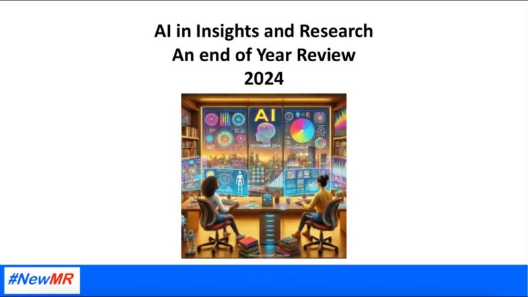 AI in Insights and Research – an end of year review