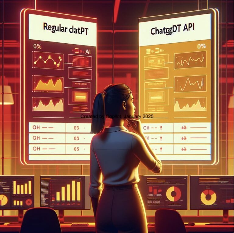 When should you use ChatGPT and when should you use the API version?