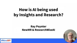 How is AI being used by Insights and Research – August 2025
