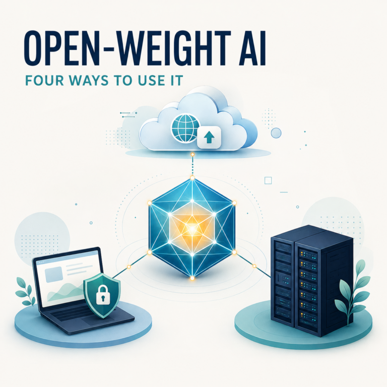 Open-weight AI: four ways to use it and why access matters