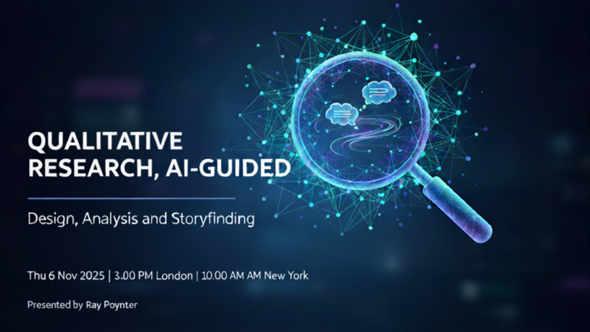 Qualitative Research, AI-Guided: Design, Analysis and Storyfinding