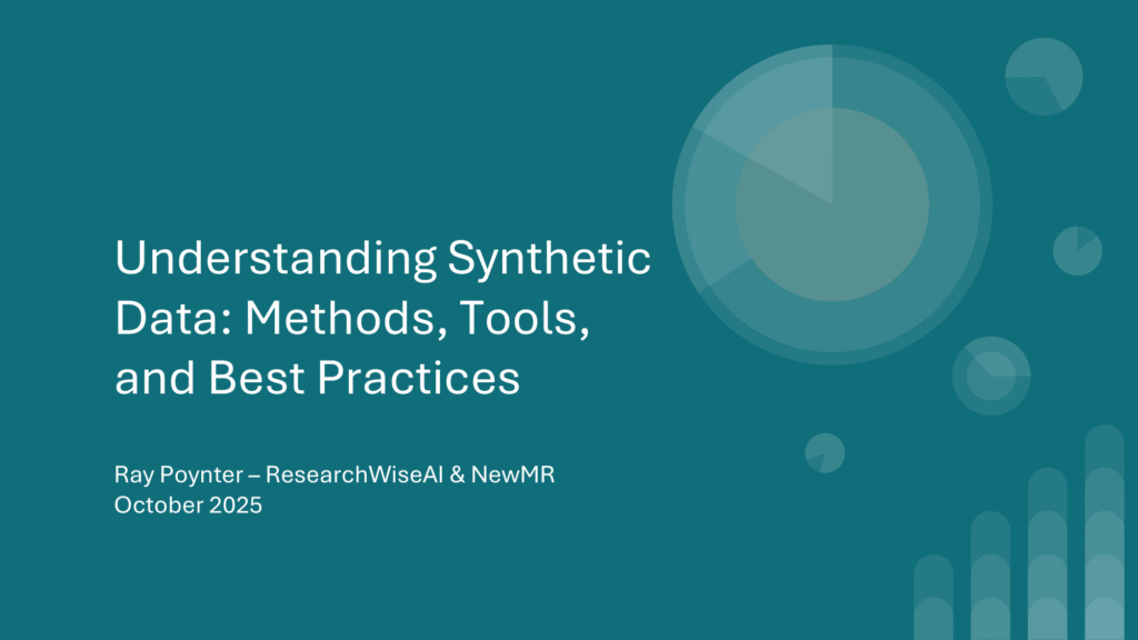 Understanding Synthetic Data for Market Research: Augmentation, Digital Twins & Personas